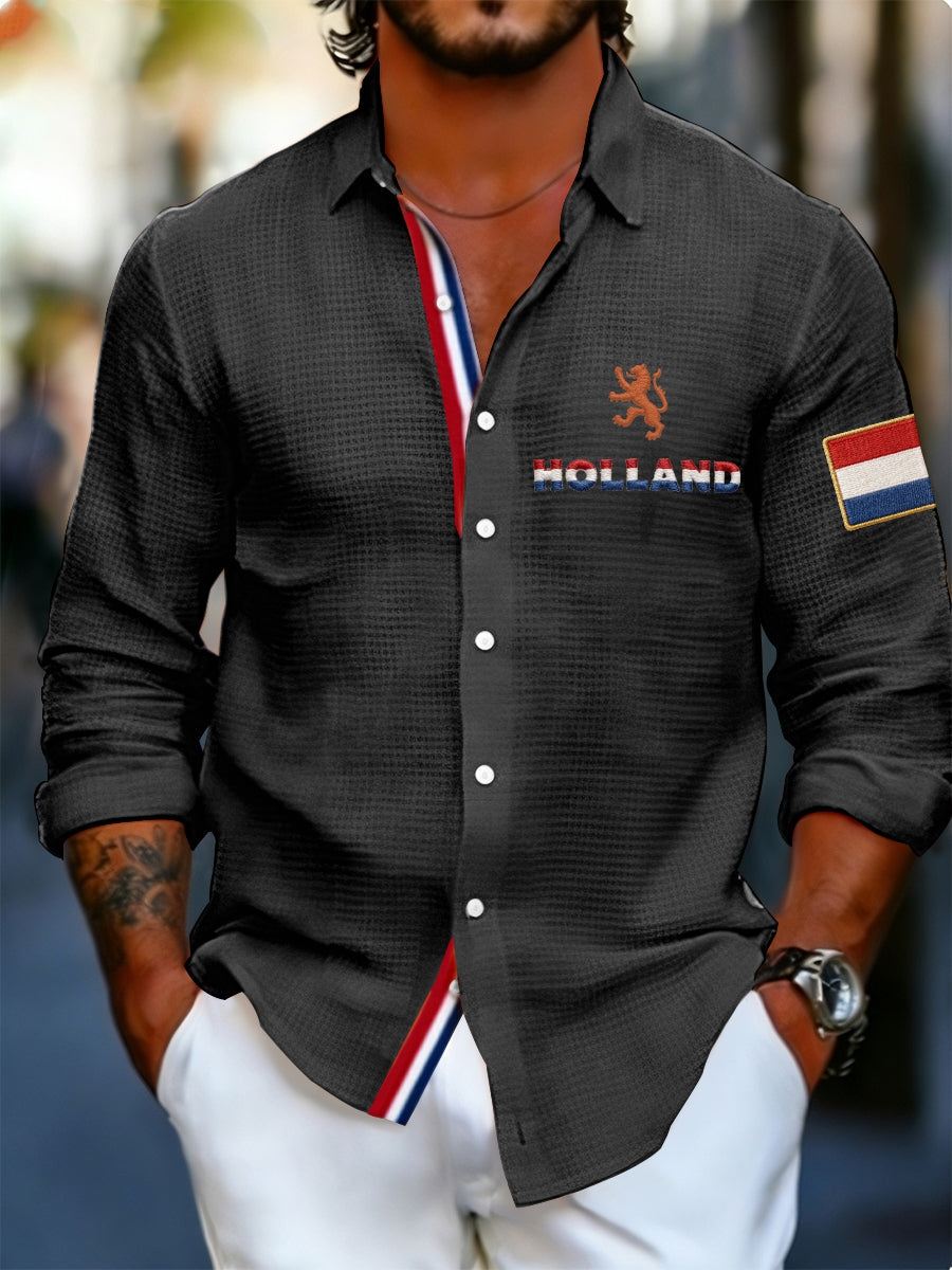 Men's Koningsdag Waffle Shirt