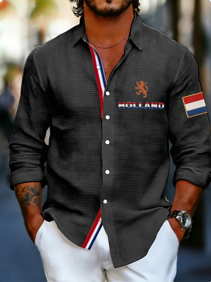 Men's Koningsdag Waffle Shirt
