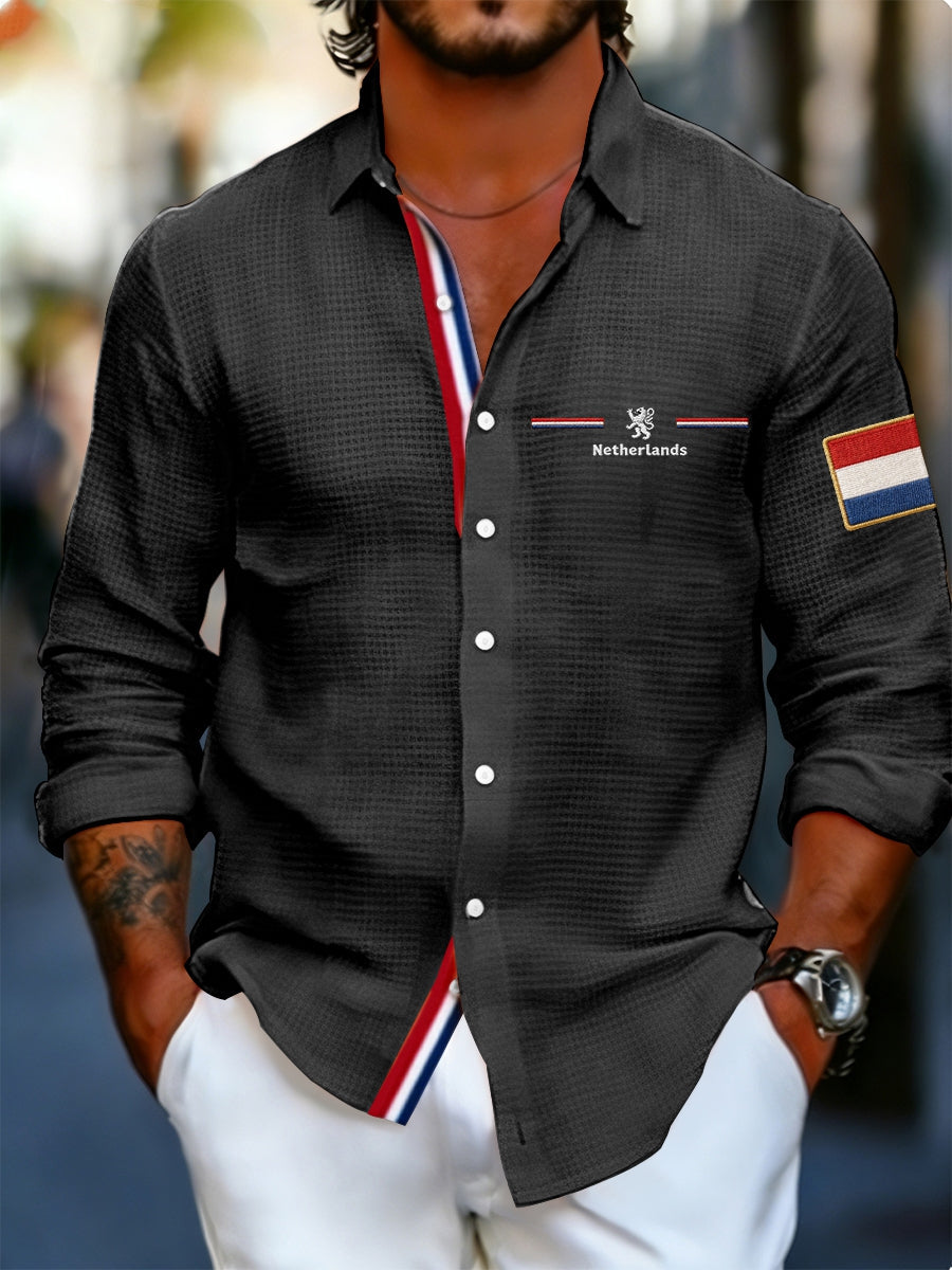 Men's Koningsdag Waffle Shirt