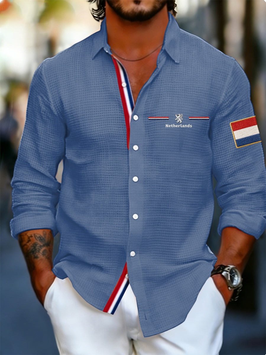 Men's Koningsdag Waffle Shirt