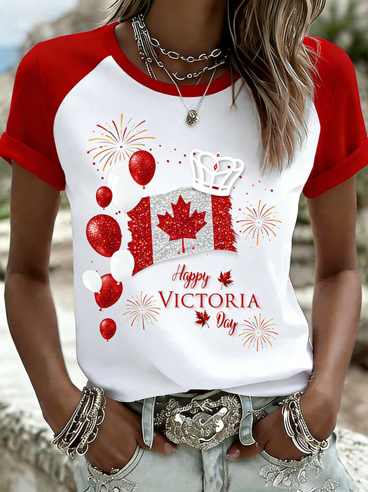 Women's Victoria Day Print T-Shirt