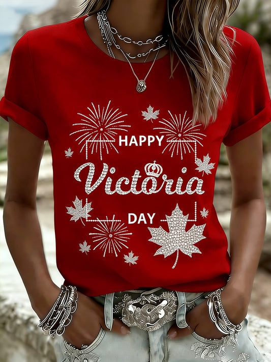 Women's Victoria Day Print T-Shirt