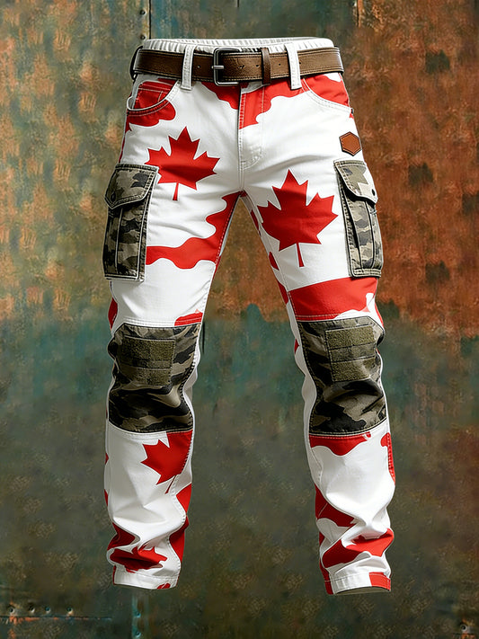 Men's Camouflage Print Cargo Pants