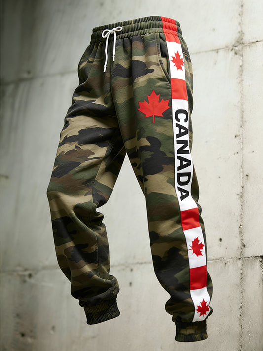 Men's Outdoor Printed Casual Trousers