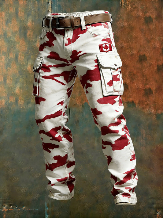 Men's Camouflage Print Cargo Pants