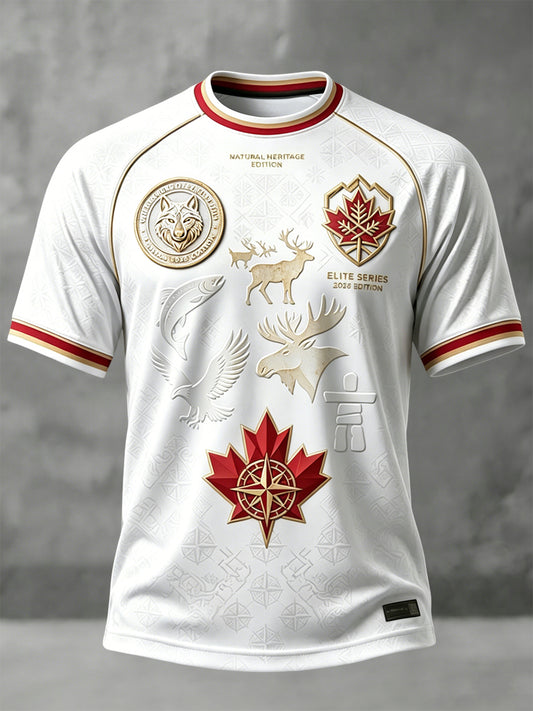 Canada 2026 Soccer Maple Leaf Casual T-Shirt