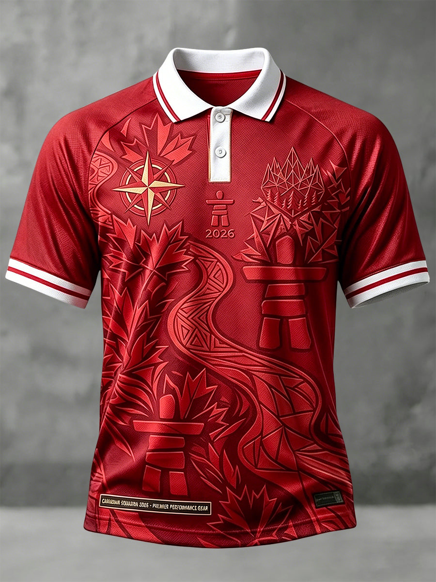 Canada 2026 Soccer Tournament Commemorative Polo Shirt