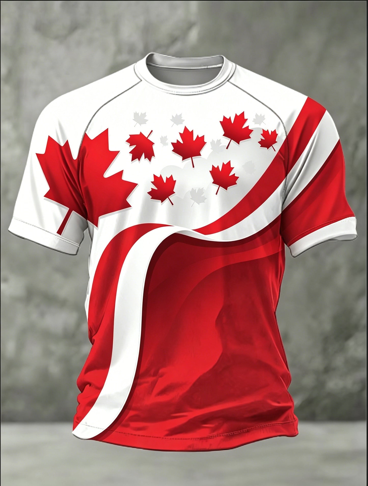 Men's Canadian Victoria Day Commemorative Art Print T-Shirt