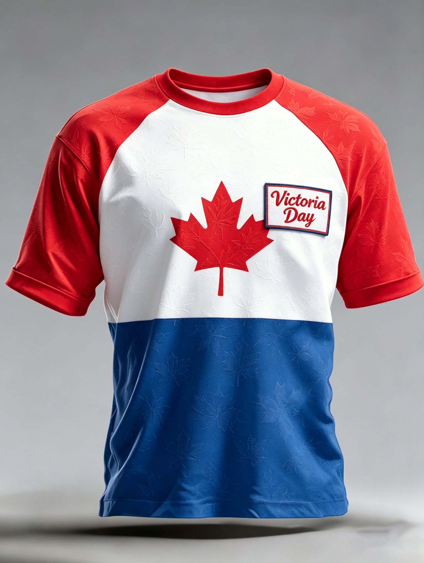 Men's Canadian Victoria Day Commemorative Art Print T-Shirt