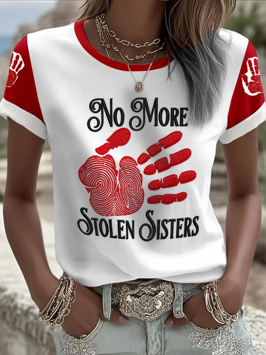 Women's MMIW Indigenous Casual T-shirts