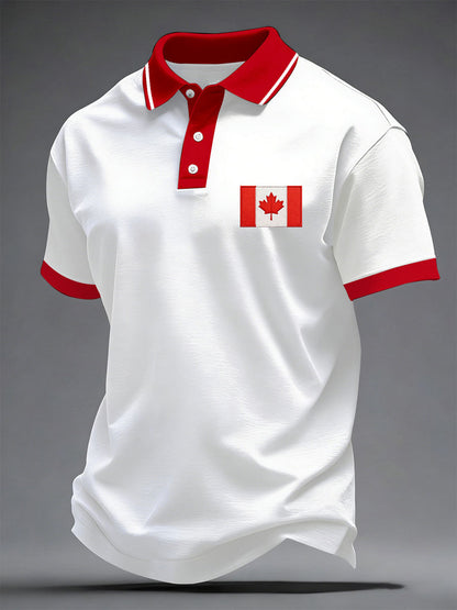 Men's Canada Print Casual T-Shirt