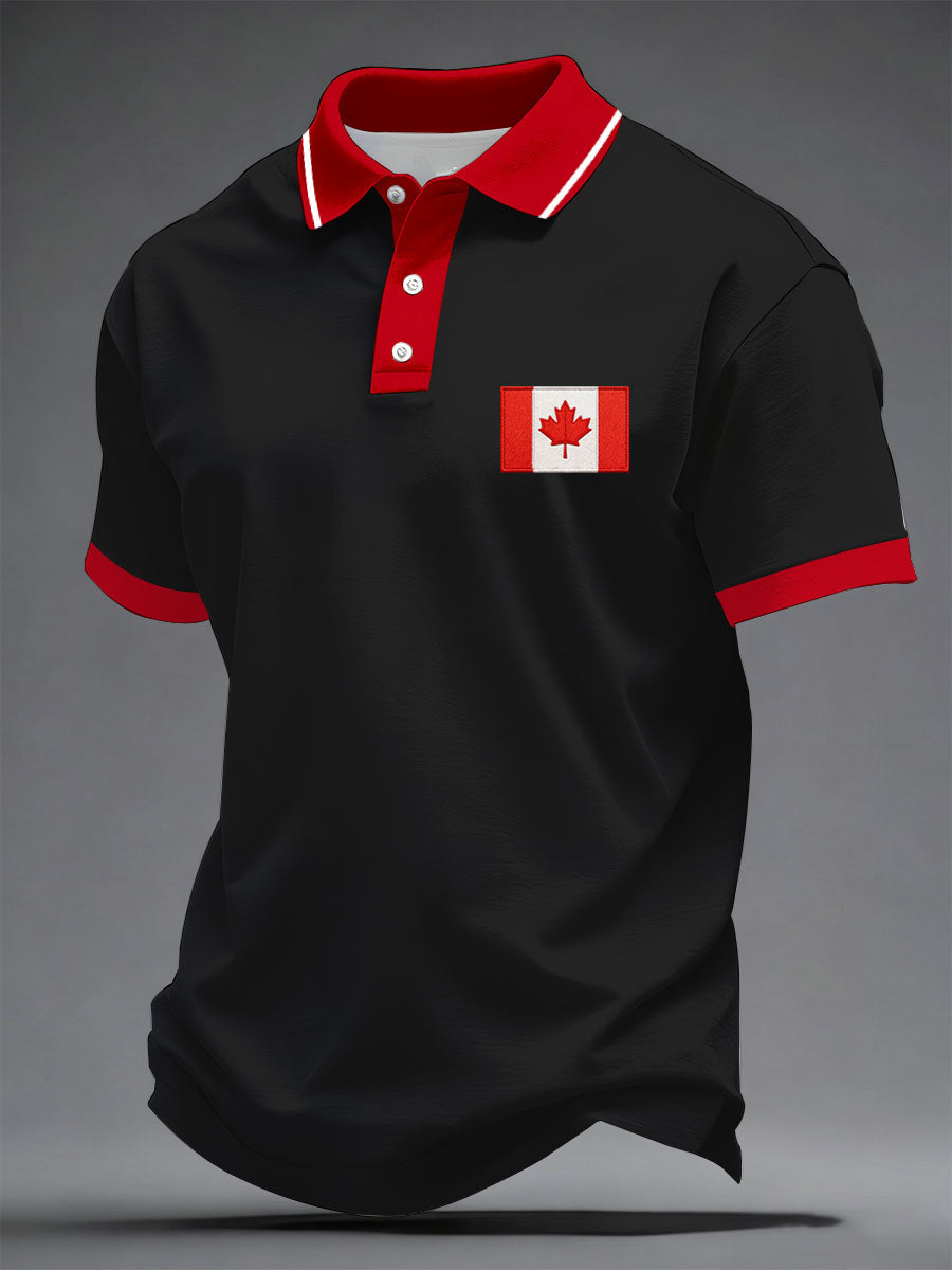 Men's Canada Print Casual T-Shirt