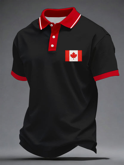 Men's Canada Print Casual T-Shirt