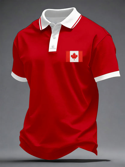 Men's Canada Print Casual T-Shirt