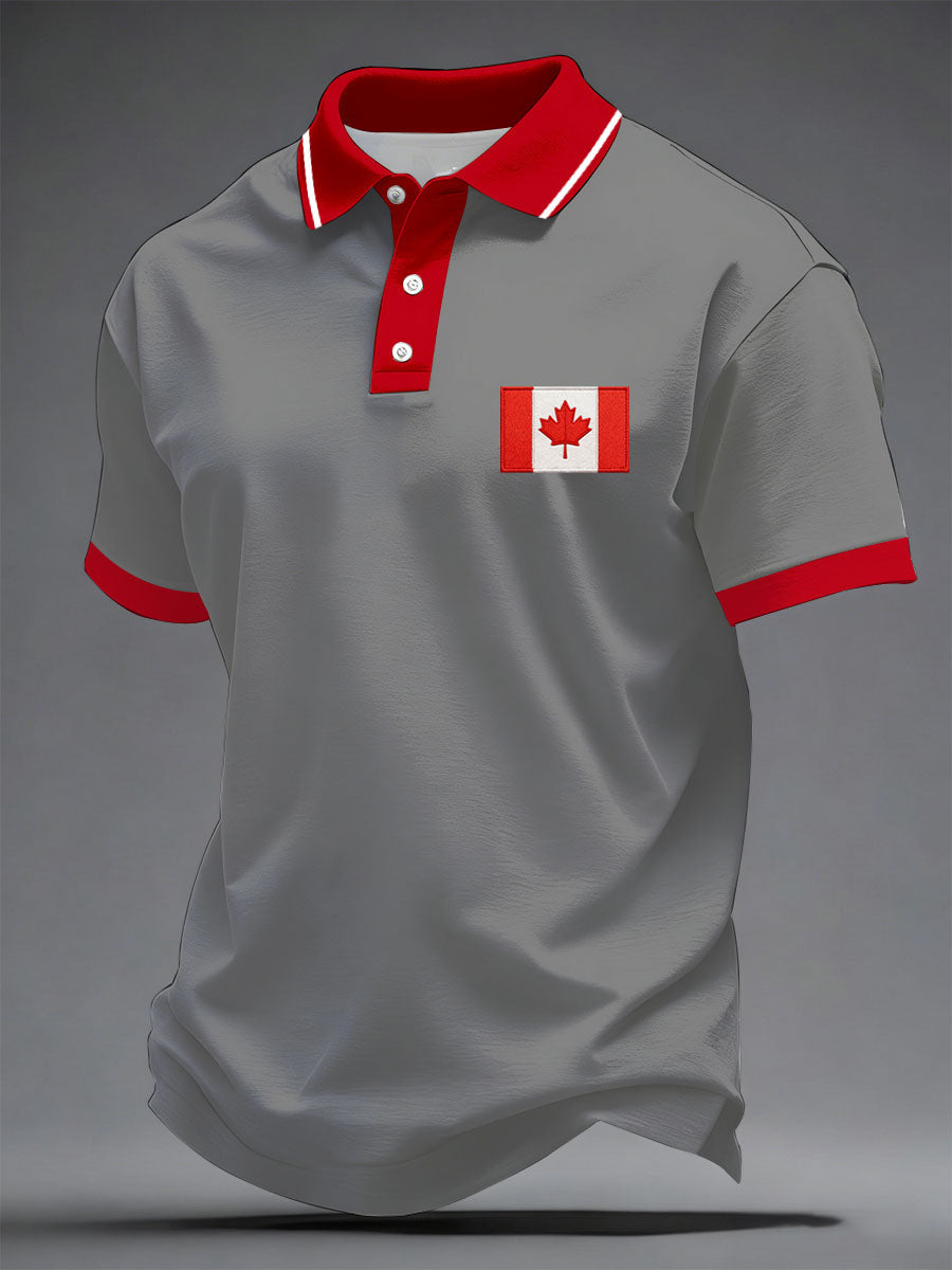 Men's Canada Print Casual T-Shirt