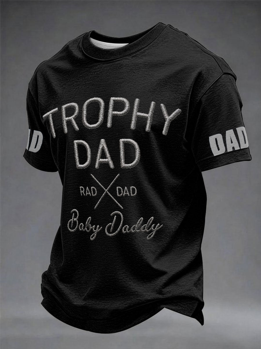 Men's “Trophy Dad” Father's Day Fun Casual T-shirt
