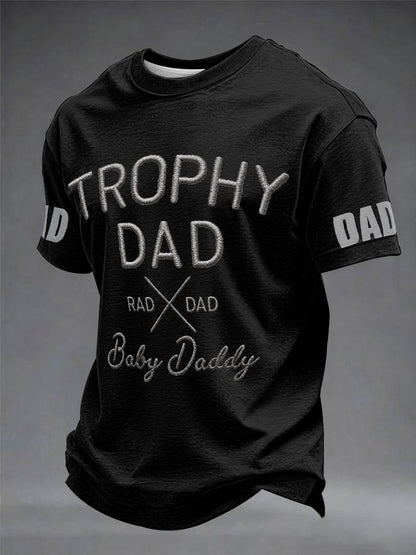 Men's “Trophy Dad” Father's Day Fun Casual T-shirt