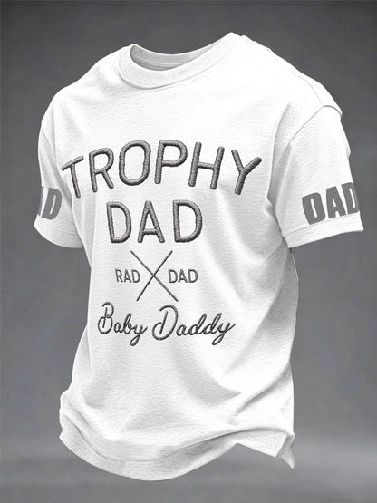 Men's “Trophy Dad” Father's Day Fun Casual T-shirt