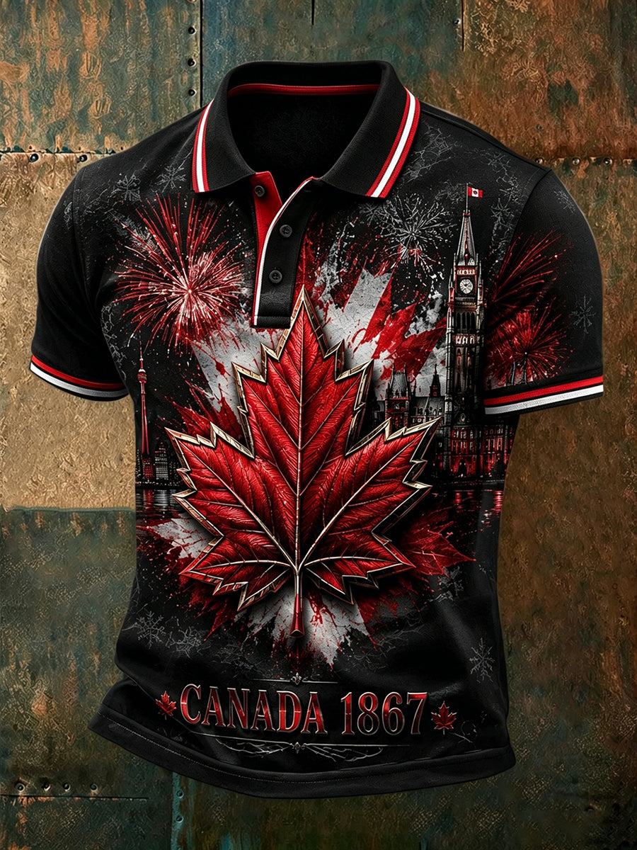 Men's Canada Day Short Sleeves T-Shirt