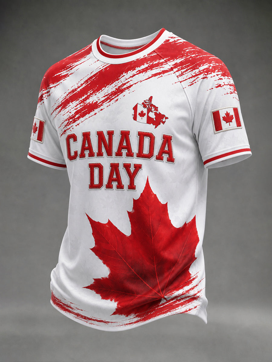 Men's Canada Day Short Sleeves T-Shirt