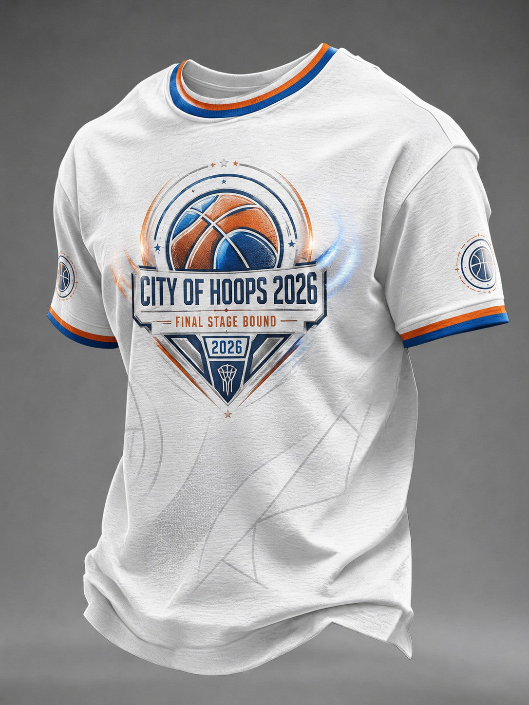 Men's New York Basketball Printed T-shirt