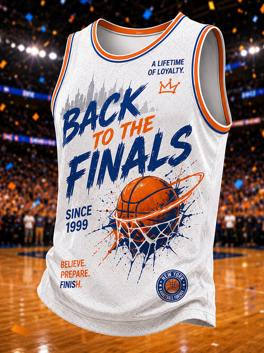Men's Gift For Basketball Fans Print Casual Vest