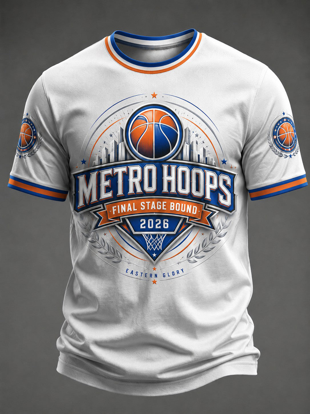 Men's New York Basketball Printed T-shirt