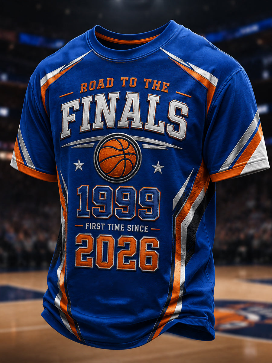 Men's Classic Basketball Fan Graphic T-shirt