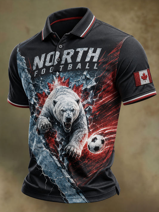 Men's Canada Football Short Sleeve Shirt