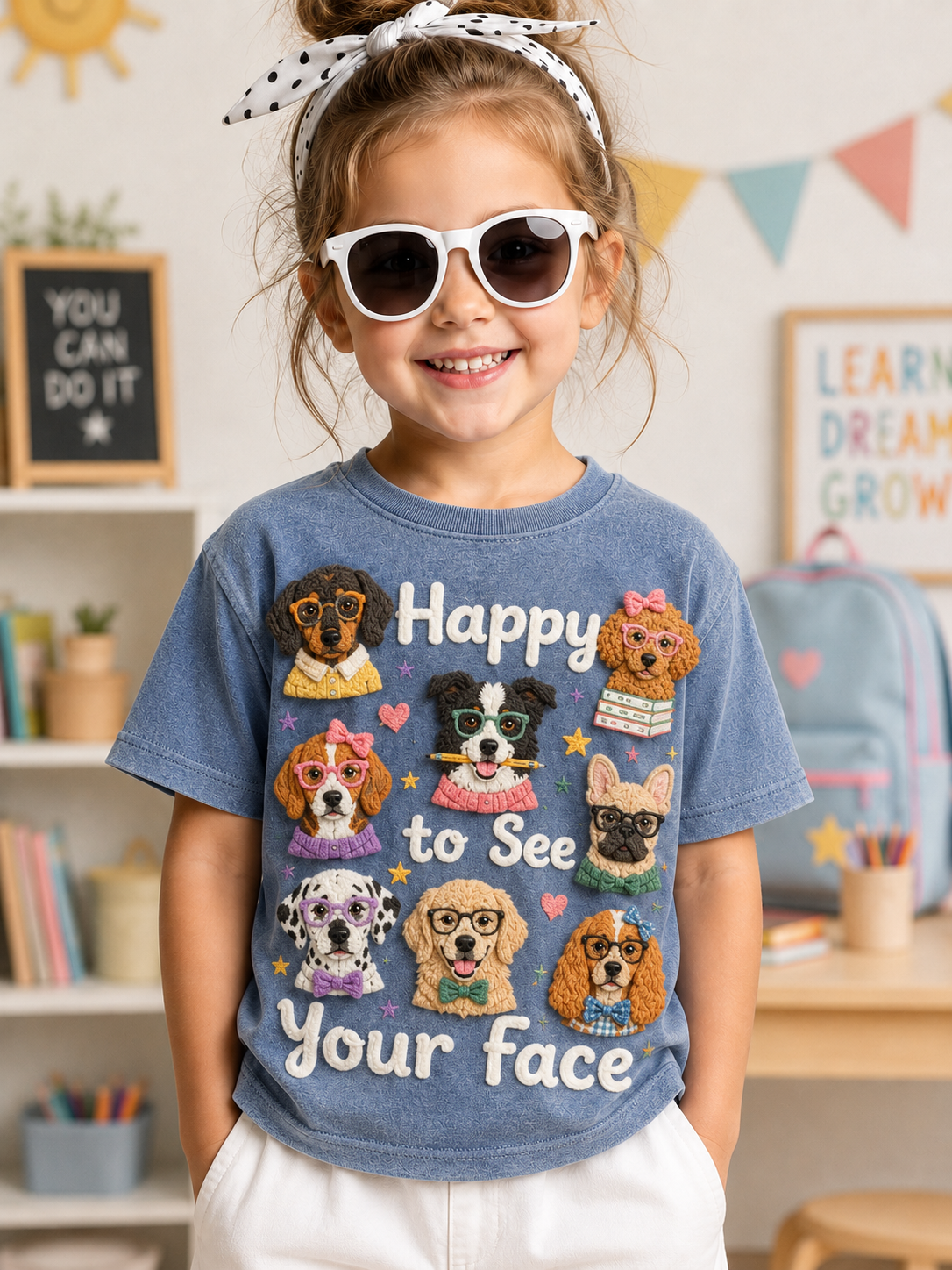 Skolestartssesongen Print kortermet t-skjorte