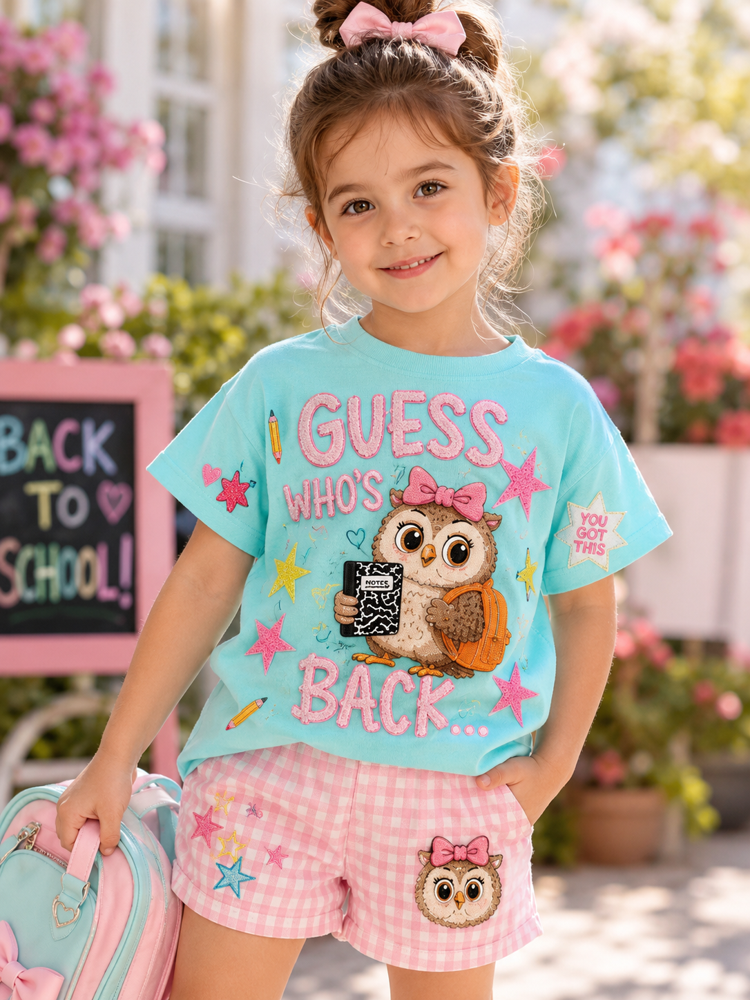 Skolestartssesongsett med kortermede skjorter