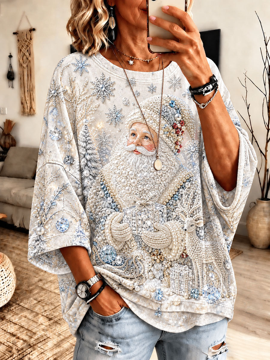 Women's Christmas Print Casual Top