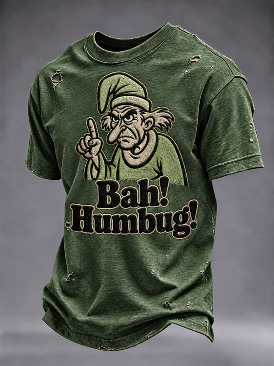 Men's Bah Humbug Print T-shirt