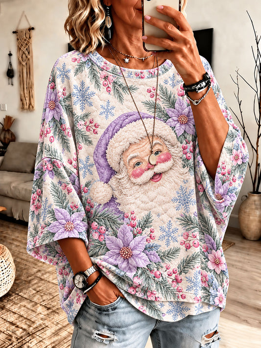Women's Christmas Print Casual Top