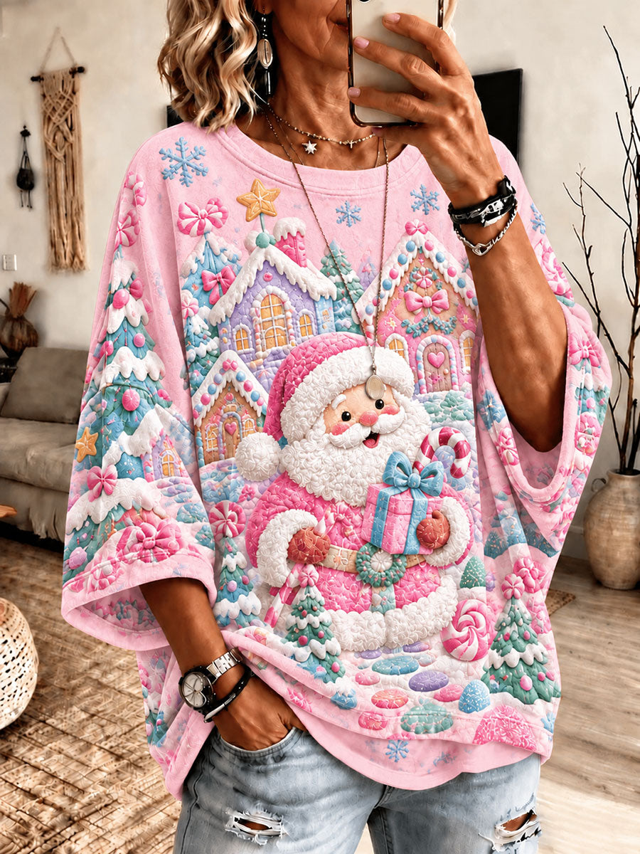 Women's Christmas Print Casual Top