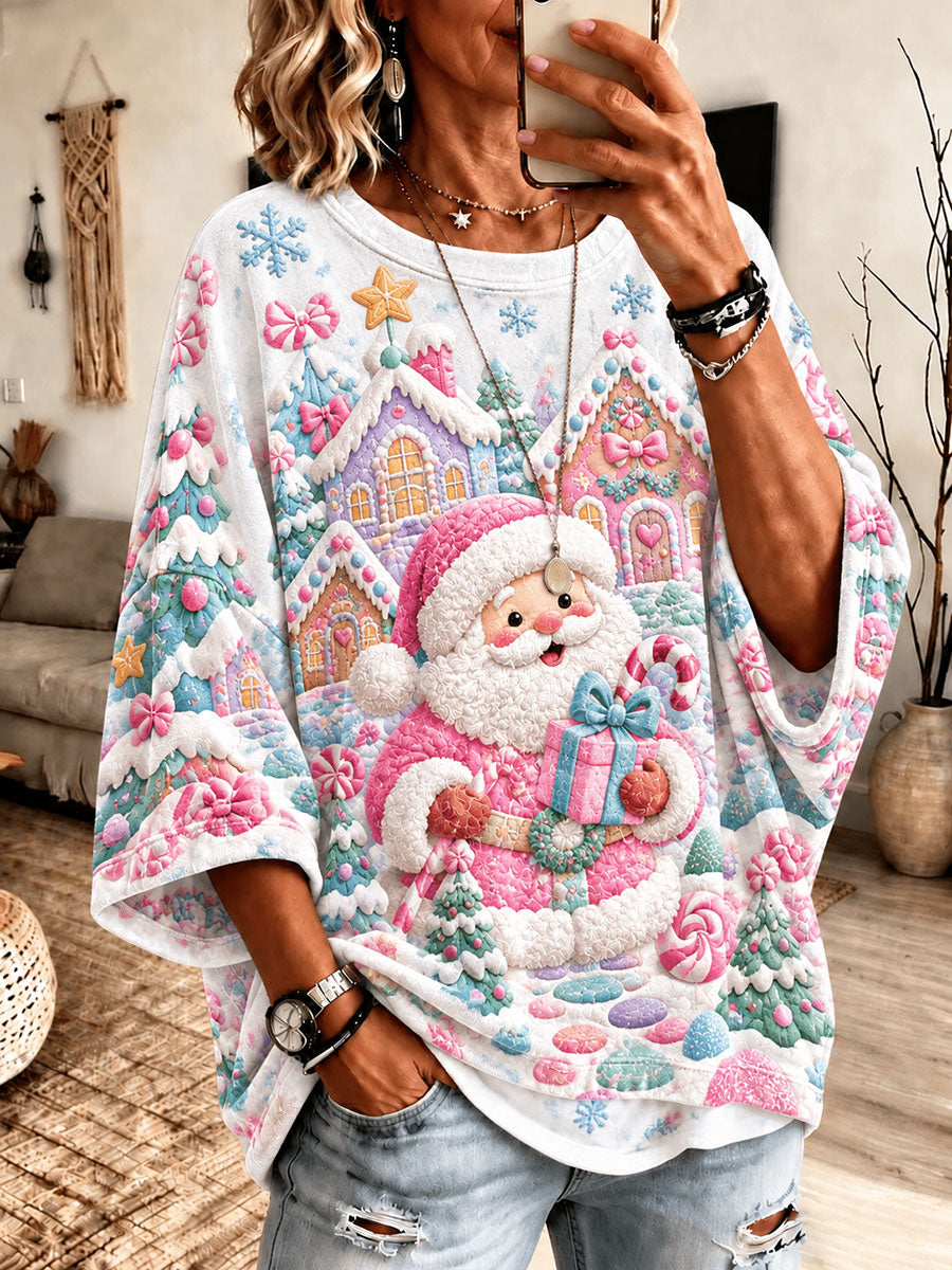 Women's Christmas Print Casual Top