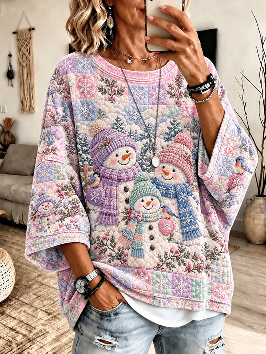Women's Christmas Print Casual Top