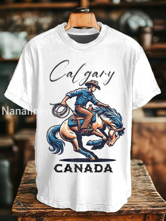 Unisex Calgary Canada T-shirts White / S