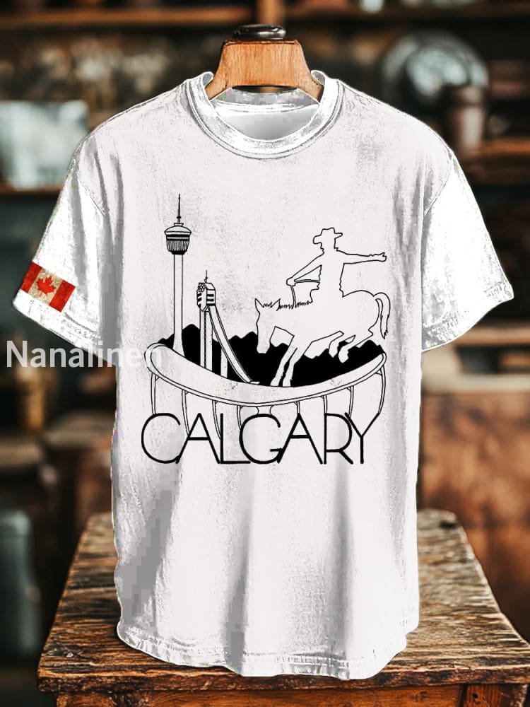 Unisex Calgary Stampede T-shirt White / S