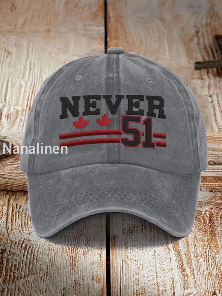 Unisex Canada Print Hat Gray / JM