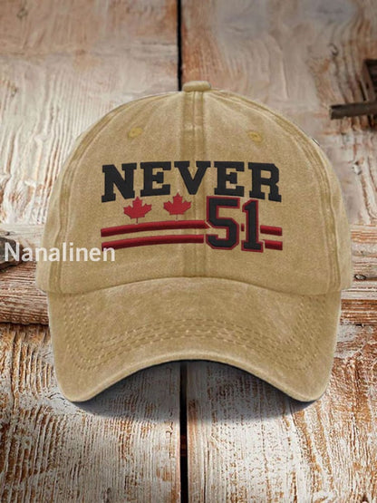 Unisex Canada Print Hat Khaki / JM