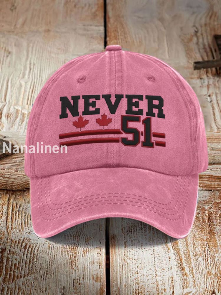 Unisex Canada Print Hat Pink / JM