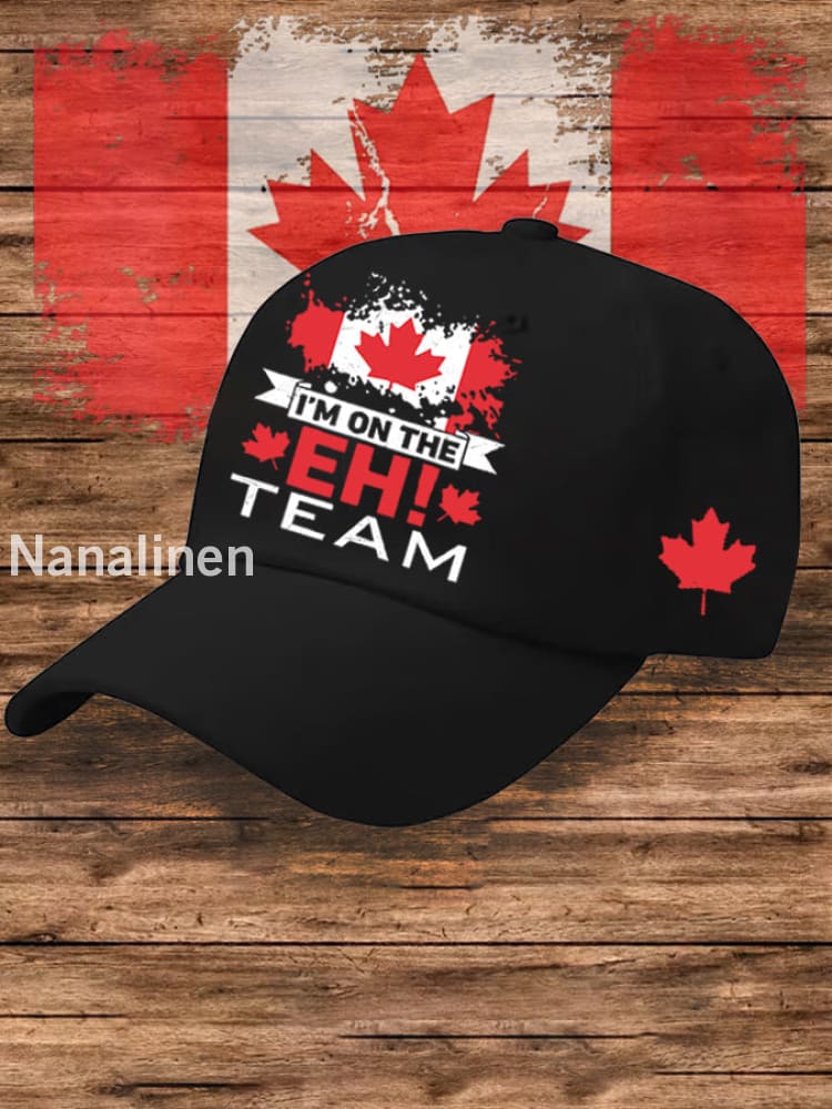 Unisex I‘m On The EH！Team Defend Canada Hat