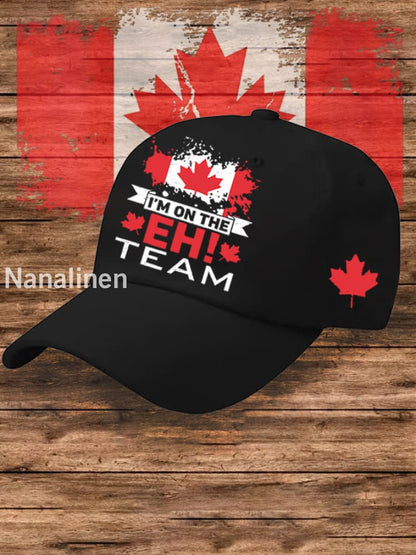 Unisex I‘m On The EH！Team Defend Canada Hat