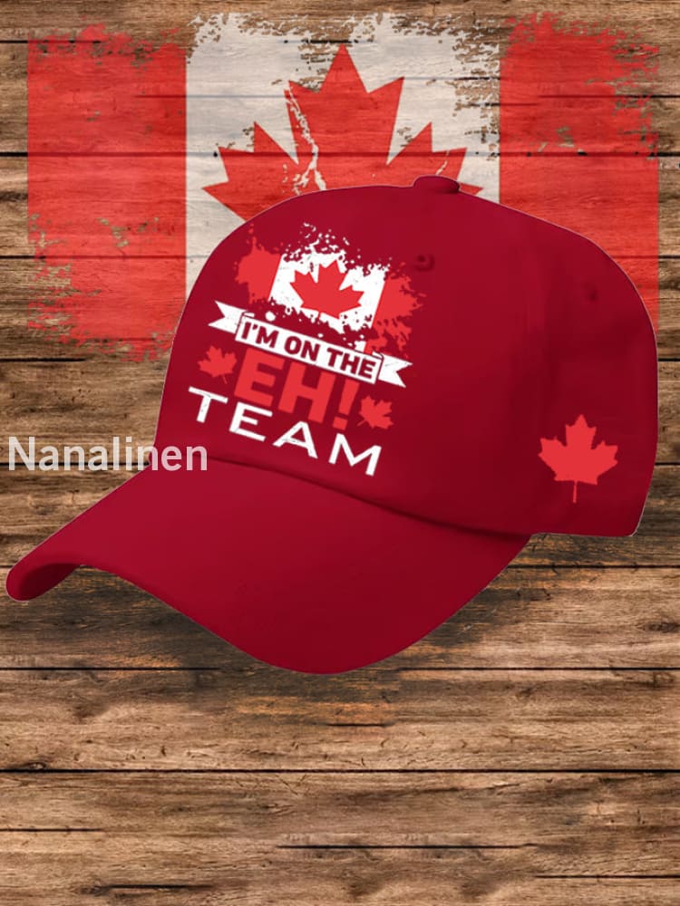 Unisex I‘m On The EH！Team Defend Canada Hat