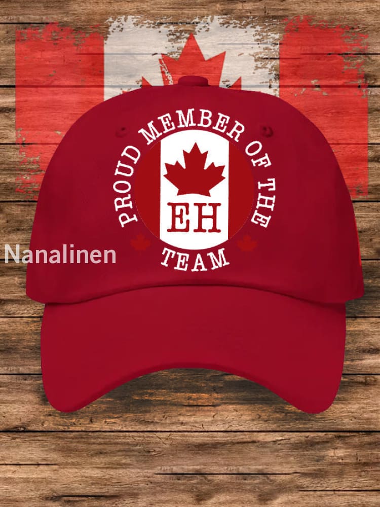 Unisex Proud Member Of The Eh Team Defend Canad Hat