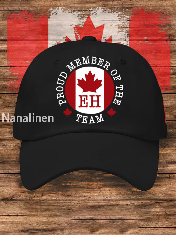 Unisex Proud Member Of The Eh Team Defend Canad Hat