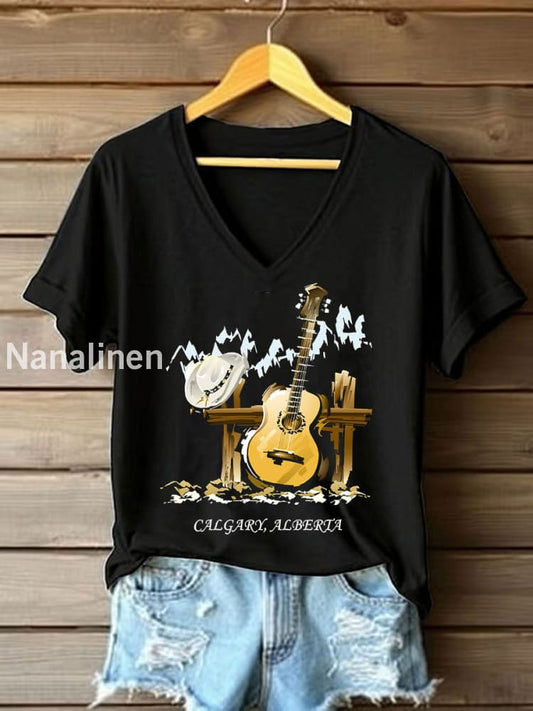 Women’s Calgary Stampede Country T-shirt Black / S