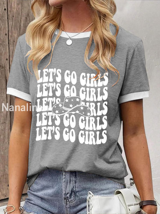 Women’s Calgary Stampede Country T-shirt Light Gray / S