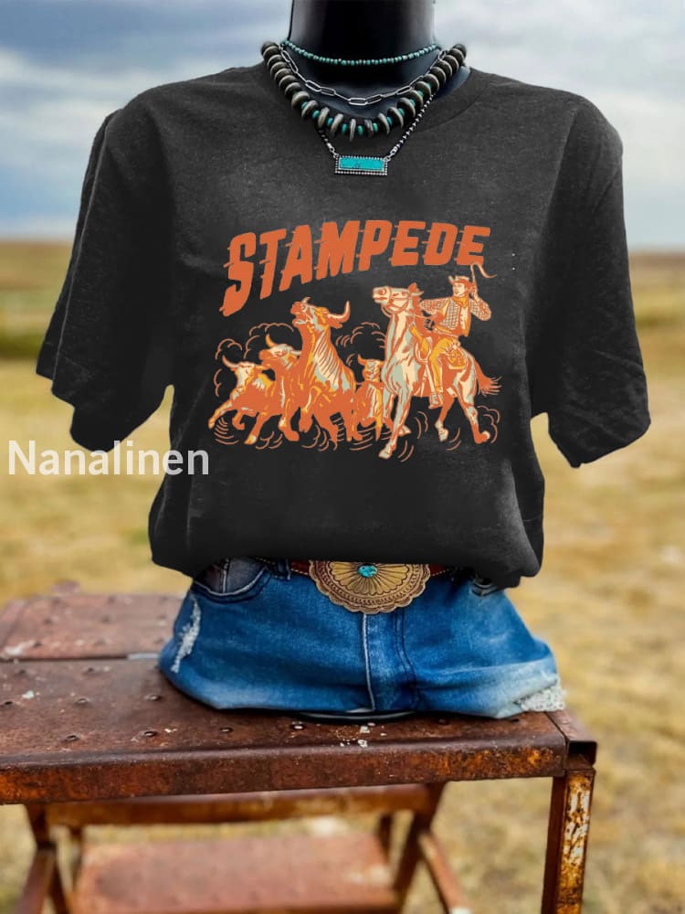 Women’s Calgary Stampede T-shirt Black / S